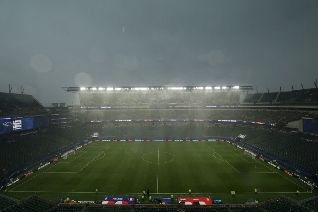 Storms suspend France-Iraq World Cup match in Philadelphia