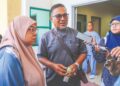 JAMLUS Buang ketika ditemui di pekarangan Unit Forensik Hospital Sultan Haji Ahmad Shah, Temerloh, Pahang. - UTUSAN/SALEHUDIN MAT RASAD