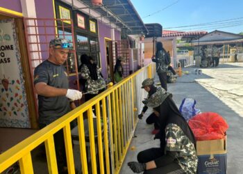 PESERTA yang terlibat dalam Program Jiwa Murni MALPTAAC 2026 di Manjoi, Ipoh semalam.