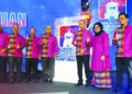 AARON Ago Dagang (empat dari kiri) bergambar sempena 
Majlis Perasmian Festival Hari Muzium Antarabangsa Peringkat 
Kebangsaan 2026 di Johor Bahru, Johor semalam.