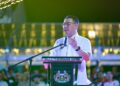 NGA Kor Ming berucap pada perasmian Festival Pancaragam Belia Antarabangsa Taiping 2026 semalam.