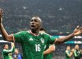 PENYERANG Mexico, Julian Quiñones, meraikan kemenangan pasukannya selepas menewaskan Ecuador dalam aksi Piala Dunia 2026 pusingan 32 di Stadium Mexico City.-AFP