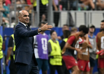 KEKALAHAN kepada Sepanyol menjadi tugasan terakhir Martinez bersama Portugal.- AFP