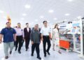 SAARANI Mohamad melawat kilang baharu Sinopont Everthriving (Malaysia) Sdn. Bhd. pada majlis perasmian kilang solar itu di kawasan Perindustrian Tasek, Ipoh pada 2024.