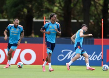KELINCAHAN Lamine Yamal menjadi taruhan Sepanyol dalam merobek gawang Austria pada aksi pusingan 32 terbaik Piala Dunia 2026 di Los Angeles, awal pagi esok-AFP