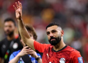 MOHAMED Salah menitiskan air mata selepas Mesir tersingkir di Piala Dunia 2026.-AFP