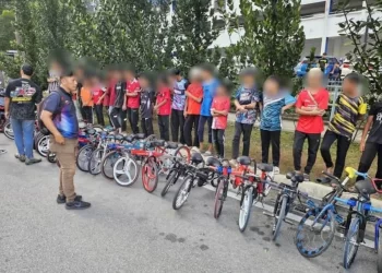 JSPT Kuala Lumpur menyita 25 basikal lajak serta mengeluarkan 24 saman dalam Operasi Pemantauan dan Penguatkuasaan Aktiviti Basikal Lajak yang dijalankan di beberapa lokasi sekitar ibu negara. - Ihsan PDRM