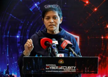 AZALINA Othman Said ketika berucap pada sesi pembukaan Program Bulan Keselamatan Negara (BKN) 2026 di Putrajaya hari ini.