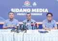 Mohammed Azman Aziz Mohammed dalam sidang akhbar mengenai Skim Kemalangan Bukan Bencana Kerja (Lindung 24 Jam) di Menara Perkeso Jalan Ampang, Kuala Lumpur, semalam. – UTUSAN/SYAKIR RADIN