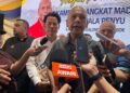 ARMIZAN Mohd. Ali ketika ketika ditemui pemberita selepas menyempurnakan Majlis Pelancaran Projek Kampung Angkat MADANI bertempat di Kampung Sekalong - RAEESAH HANAN