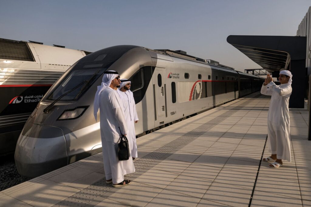 UAE passengers thrilled by first national train service