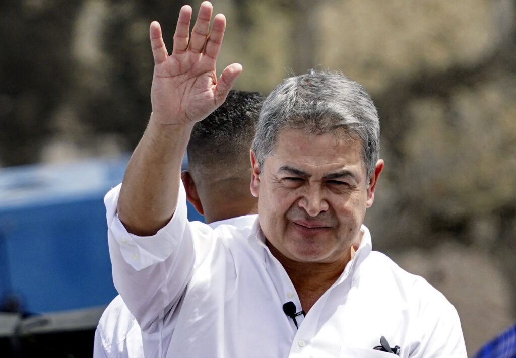 Former Honduras president returns home after Trump pardon
