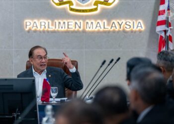 ANWAR Ibrahim mempengerusikan Mesyuarat Majlis Tindakan Perubahan Iklim Negara (MTPIN) Bil. 1/2026 di Bangunan Parlimen hari ini. PEJABAT PERDANA MENTERI