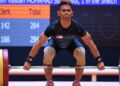 Mohamad Aniq Kasdan yang menang pingat emas dalam kategori 55 kilogram di Birmingham pada 2022 akan beraksi dalam kategori berat 60 kilogram pada Sukan Komanwel Glasgow kali ini. - AFP