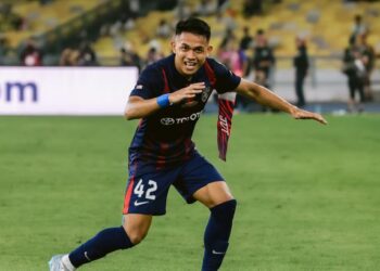 ARIF Aiman Hanapi selesa beraksi bersama Johor Darul Ta'zim (JDT). - UTUSAN/ISKANDAR ISHAK