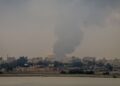 GAMBAR fail serangan Iran di Muharraq, Bahrain. - AFP