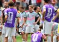 Pemain tengah Belgium, Kevin De Bruyne (tengah) sugul selepas pasukannya tewas 1-2 kepada Sepanyol dalam aksi suku akhir Piala Dunia 2026 di Stadium Los Angeles, semalam. - AFP