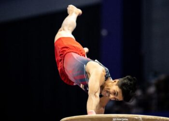 Muhammad Sharul Aimy Kamaru Hisam mahu memburu pingat di Sukan Komanwel Glasgow an bukan semata-mata sebagai temasya pemanas badan sebelum Sukan Asia Aichi-Nagoya. - AFP