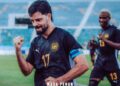 PEMAIN Harimau Malaya, Paulo Josue  meraikan jaringan kemenangan ketika menewaskan Myanmar pada aksi pertama Kumpulan B Piala ASEAN 2026 di  Stadium Thuwunna, Yangon, hari ini.-IHSAN FAM