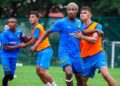 SKUAD Harimau Malaya menjalani latihan menjelang aksi menentang Myanmar dalam saingan Piala AFF 2026 hari ini. - IHSAN FAM