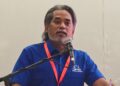 KHAIRY Jamaluddin Abu Bakar ketika merasmikan Mesyuarat Pemuda UMNO Bahagian Seremban, Seremban, hari ini.
