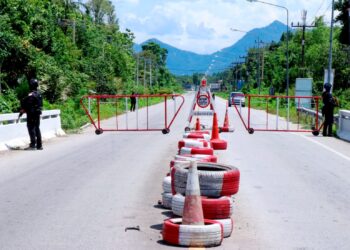 LALUAN menuju ke Bukit Sami, Mukim Tanyong Mas, Daerah Rangae di Narathiwat, Thailand ditutup kepada lalu-lintas selama seminggu mulai 23 Julai lalu susulan serangan ke atas sebuah pusat pemeriksaan yang mengorbankan lima anggota renjer pada 22 Julai 2026.