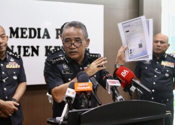 ADZLI Abu Shah pada sidang akhbar di Ibu Pejabat Polis Kontinjen (IPK) Kedah di Alor Setar. - UTUSAN/ SHAHIR NOORDIN