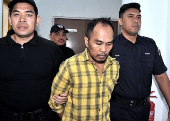 WARGA Myanmar, Maung Aye Tun didakwa atas tuduhan membunuh di Mahkamah Sesyen Jenayah, Johor Bahru disini. UTUSAN/RAJA JAAFAR ALI