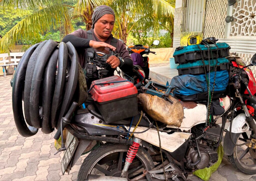 Motorcycle Tire Changer Finds Hope in Every Call