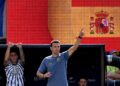 REAKSI Ketua Jurulatih Argentina, Lionel Scaloni ketika aksi final Piala Dunia 2026 menentang Sepanyol.-AFP