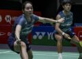 Clarissa San (kiri) akan berganding dengan Chen Tang Jie pada Terbuka Jepun. - UTUSAN