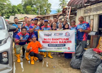 Briged Waqaf menggerakkan Misi Bantuan Banjir bagi menyalurkan bantuan kemanusiaan dan menyokong usaha pemulihan komuniti yang terjejas akibat bencana.