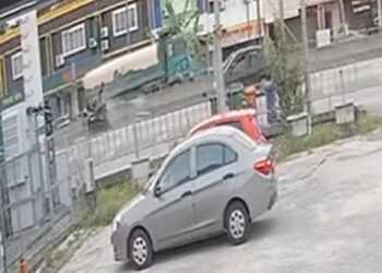 Penunggang maut dirempuh lori