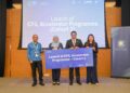 DARI kiri, Ketua Pegawai Strategi Kumpulan Bank Pembangunan Malaysia Berhad (BPMB), Datuk Wira Dr. Mohammad Hardee Ibrahim, Penolong Gabenor Bank Negara Malaysia, Madelena Mohamed, Pengarah Eksekutif United Nations Global Compact Network Malaysia, Brunei & Cambodia, Faroze Nadar dan Timbalan Pengurus Besar Suruhanjaya Sekuriti Malaysia, Liang Shih Ping, ketika majlis pelancaran Climate Finance Innovation Lab (CFIL) Accelerator Programme Cohort 2.