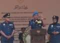 AL-SULTAN Abdullah Ri’ayatuddin Al-Mustafa Billah Shah bertitah merasmikan Balai Bomba dan Penyelamat (BBP) Sungai Lembing, Kuantan, Pahang. - UTUSAN/SHAIKH AHMAD RAZIF