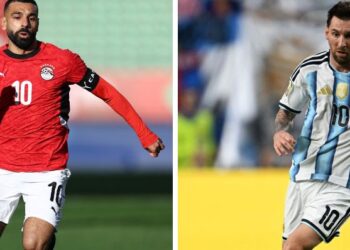 Mohamed Salah dan Lionel Messi menjadi perhatian dalam pertembungan Mesir menentang Argentina, esok. - AFP