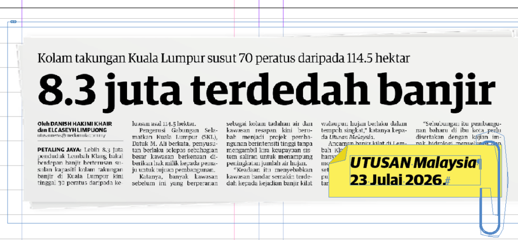 Sponge City concept undermined by unchecked development in Klang Valley
