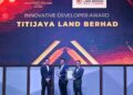 LIM Poh Yit (tengah) menerima anugerah “The Outstanding Developer Award in the Central Region of Malaysia” dan “Innovative Developer Award” pada Majlis ASEAN Property Developer Award 2025/2026 yang berlangsung baru-baru ini.