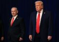 DONALD TRUMP (kanan) dan Benjamin Netanyahu. - AFP