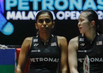 Pearly Tan-M. Thinaah mengakui isu kecergasan masih menjadi faktor utama kekalahan mereka di suku akhir Terbuka China, kelmarin. - UTUSAN/SHIDDIEQIIN ZON