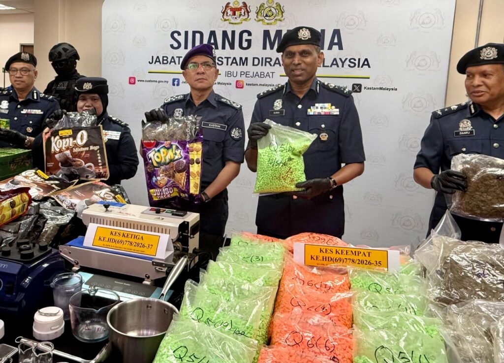 Malaysian Customs Seize International Drug Syndicate's $70 Million Haul
