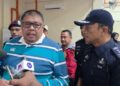 Ab. Rauf Yusoh mengadakan sidang media selepas Majlis Perasmian Penutup Latih Amal Ex-Undi PRN Ke-16 Negeri Melaka Tahun 2026 (Simulasi Ketenteraman Awam) di Dewan Datuk Kapt. (B) Haji Abdul Karim, Tanjung Bidara, malam tadi. UTUSAN/AMRAN MULUP