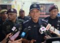 Dzulkhairi Mukhtar mengadakan sidang media selepas Majlis Perasmian Penutup Latih Amal Ex-Undi PRN Ke-16 Negeri Melaka Tahun 2026 (Simulasi Ketenteraman Awam) di Dewan Datuk Kapt. (B) Haji Abdul Karim, Tanjung Bidara, malam tadi. UTUSAN/AMRAN MULUP