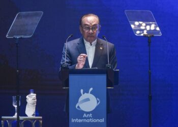 KUALA LUMPUR 1 JULAI 2026 - Perdana Menteri, Datuk Seri Anwar Ibrahim merasmikan Global Development Centre (GDC) Ant International Kuala Lumpur di Menara Exchange 106 @ TRX hari ini. / M. FIRDAUS M. JOHARI