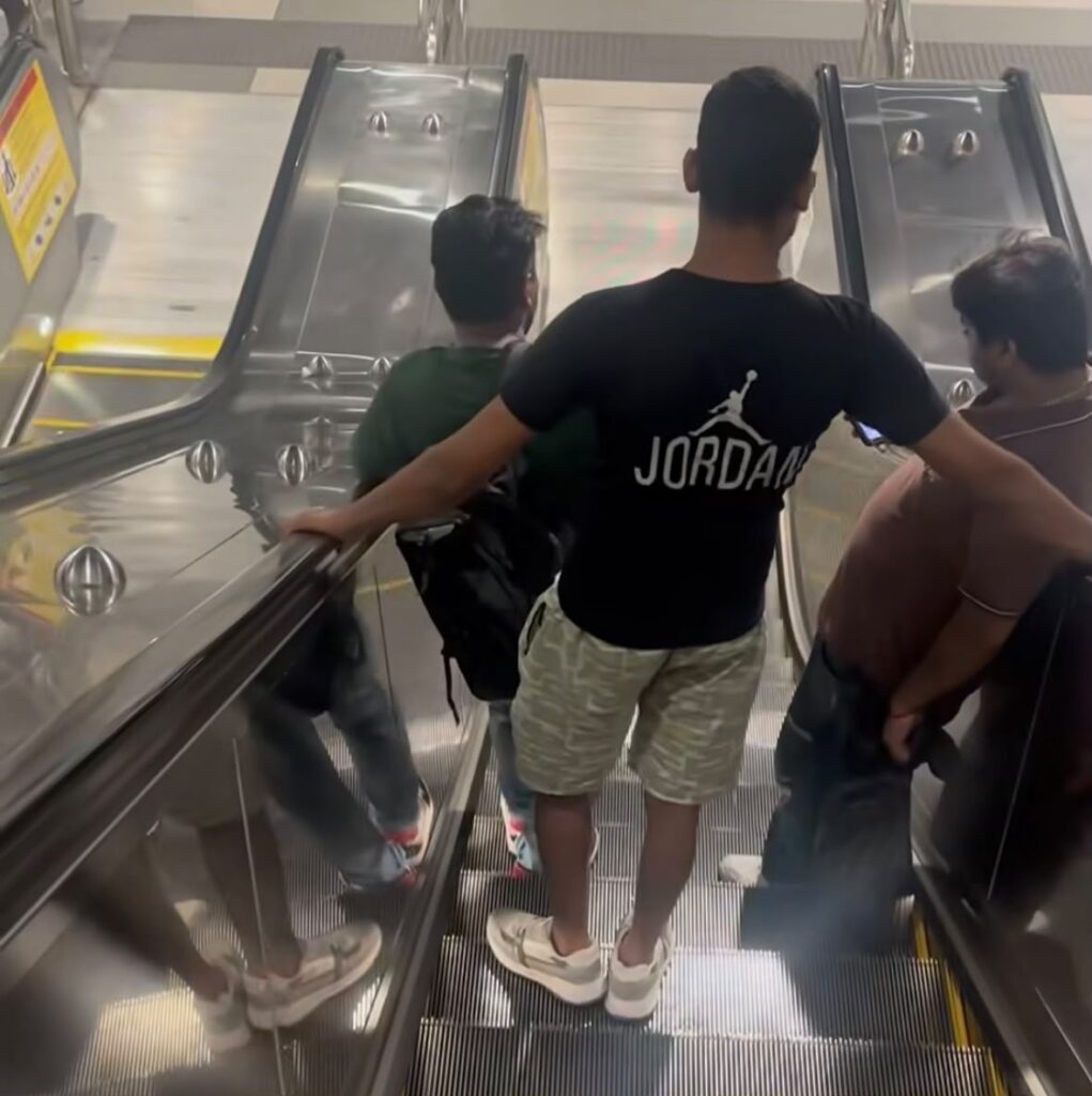 Foreigner Urinating on MRT Escalator Sparks Outrage in Malaysia