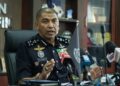 Muhammed Hasbullah Ali ketika sidang media berkaitan kejayaan operasi bersepadu tangani pemandu kenderaan perdagangan di bawah pengaruh dadah bersama JSJN dan AADK di Menara 1 Bukit Aman di sini, hari ini. Gambar ISKANDAR ISHAK