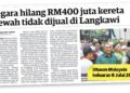 LAPORAN Utusan Malaysia semalam.