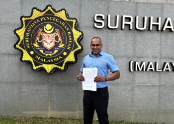 Jeyenderan ketika ditemui selepas hadir ke Ibu Psjabat SPRM hari ini.