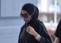 TISHA Shamsir hadir di Kompleks Mahkamah Kuala Lumpur bagi perbicaraan kesnya yang terlibat dengan dadah hari ini. - UTUSAN/AMIR KHALID