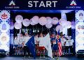 RONNIE Royston Fernandiz (depan, kanan) ketika melepaskan peserta acara Heritage Run 2026 di Padang Kota Lama, George Town, Pulau Pinang.